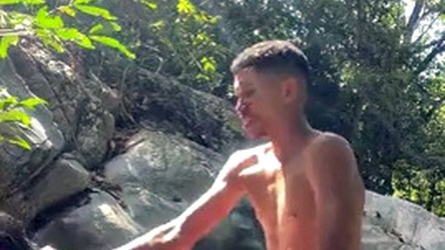 ! Outdoor sex! I let a stranger fuck me in the river