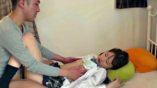 Matsumoto Ichika fucks a fan in her uniform cunnilingus deepthroat and piston doggy she gets a big creampie February new