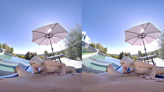 Teen Kiara Cole Applies Tanning Oil Before Big Cock Relaxes