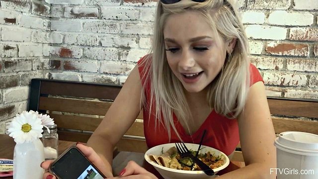 Blonde Lesbian Squirts Like a Goat with Toys