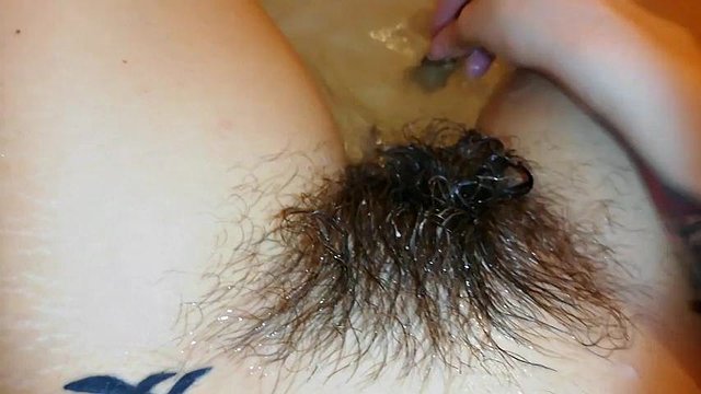 extreme hairy bush underwater