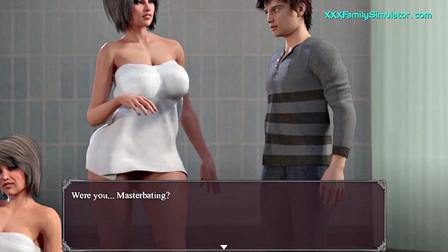 3D Mother & Teen Boy Game Porn Animation