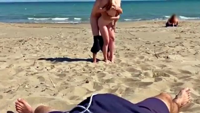 Picked up stranger in beach