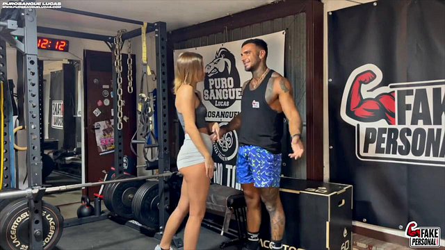 Gym Flirt Ignites Passionate Cosplay Seduction with Deep-Throat Blowjobs, Ravenous Ass-