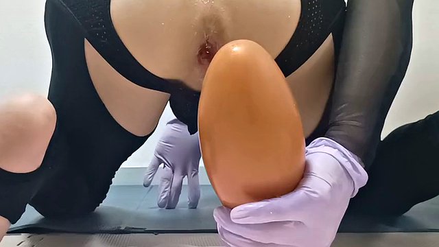 Sissy-Kuroko Huge Anal Plug