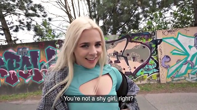 21yo blondie deepthroating in POV