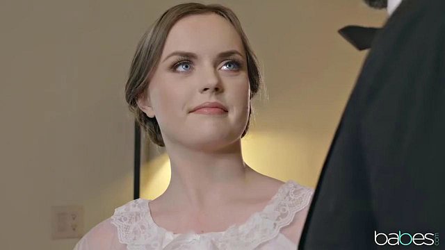 Mick Blue Pounds Brunette's Elegant Ass