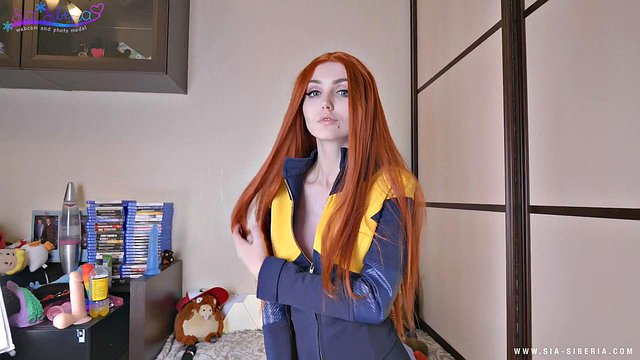 X-Men Dark Phoenix Cosplay: Sia Siberia as Sweet Teen Phoenix Craves Brutal Double Penetration and G