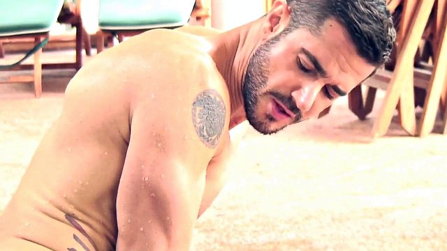 Dean Monroe Pounds Sam Barclay Poolside